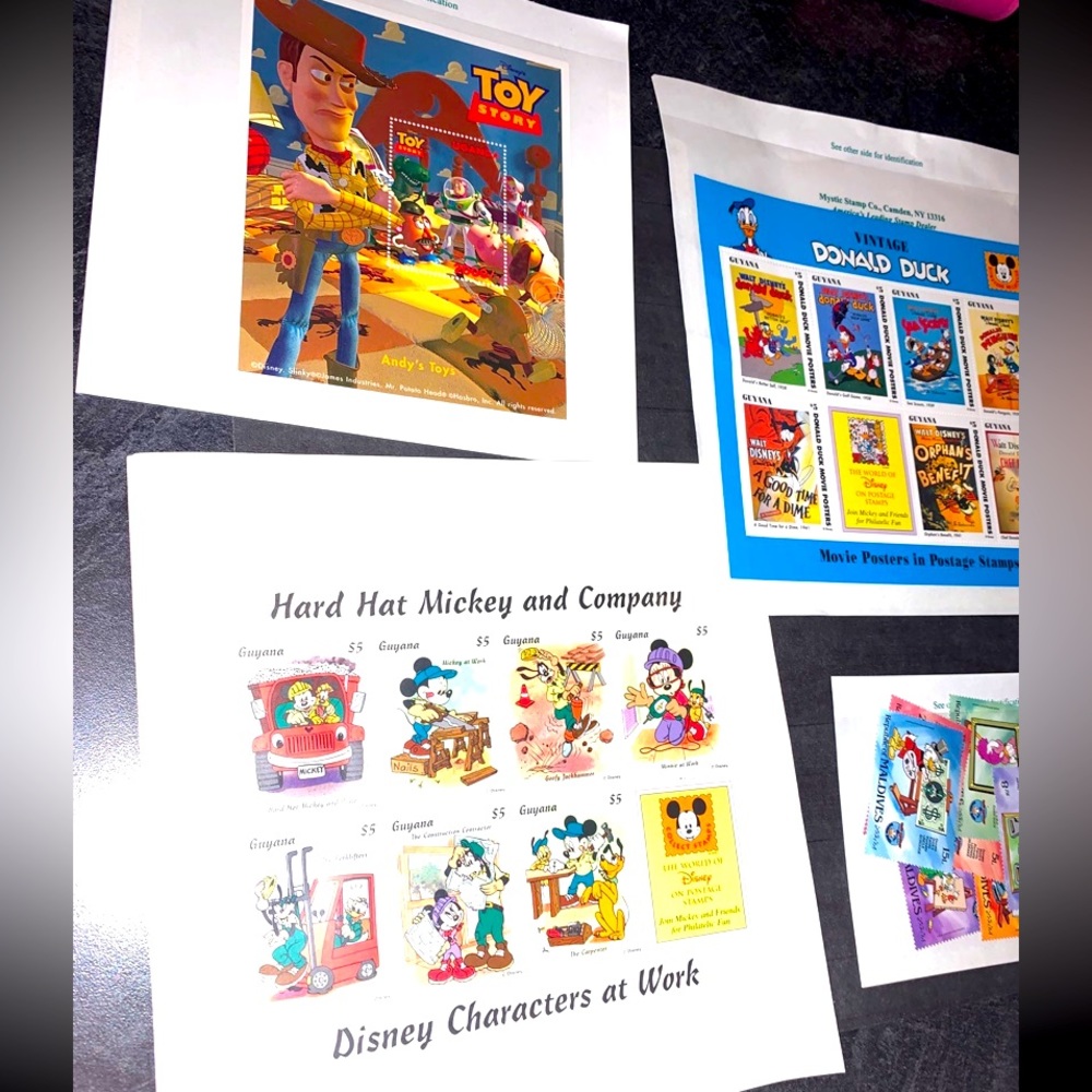Vintage Disney stamps